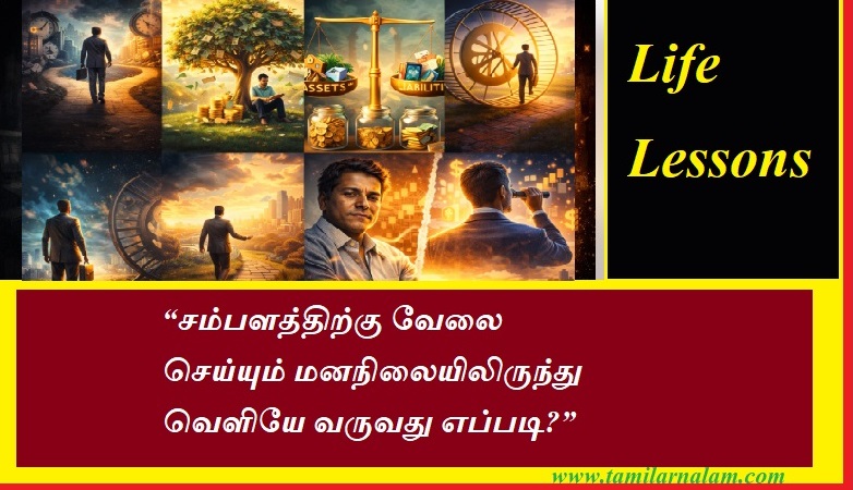 “சம்பளத்திற்கு வேலை செய்யும் மனநிலையிலிருந்து வெளியே வருவது எப்படி?” | “How do you get out of the mindset of working for a paycheck?”