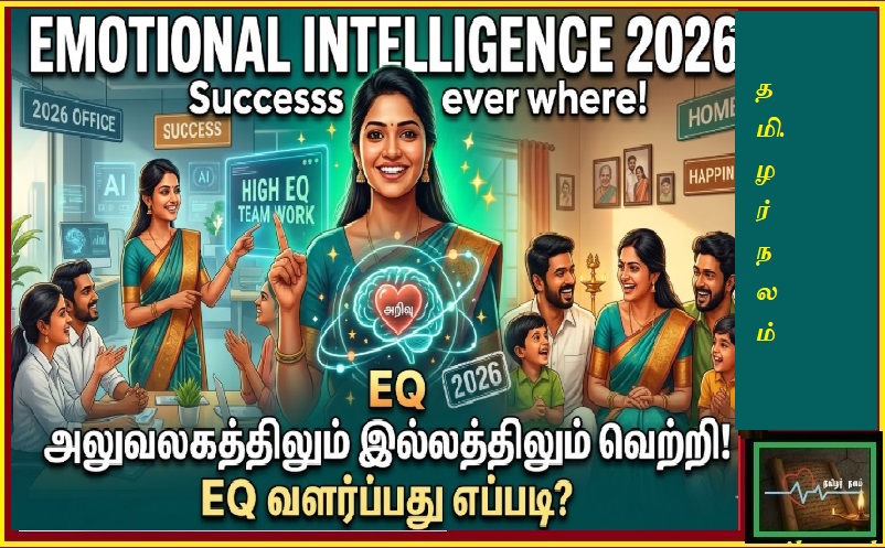 எமோஷனல் இன்டெலிஜென்ஸ் 2026: ஈக்யூ (EQ) மூலம் வாழ்க்கையை வெல்வது எப்படி? - தமிழர் நலம் | Emotional Intelligence 2026: Mastering EQ for Success at Home and Work - Tamilar Nalam