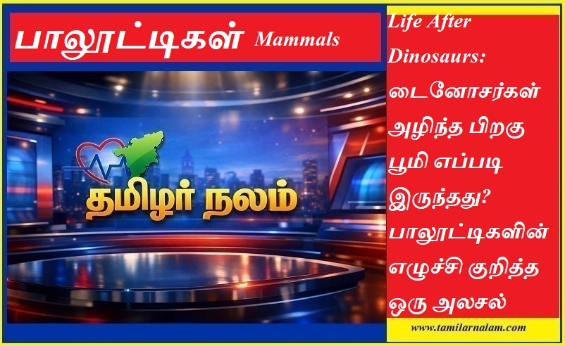 டைனோசர்களுக்குப் பின் பூமி: பாலூட்டிகள் உலகை வென்றது எப்படி? - தமிழர் நலம் | Life After Dinosaurs: How Mammals Conquered the World? - Tamilar Nalam
