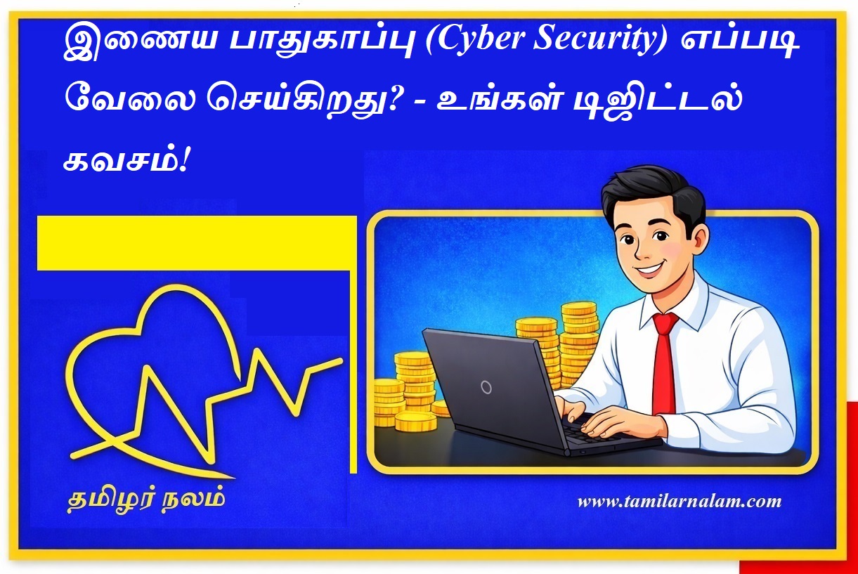 🛡️ இணைய பாதுகாப்பு (Cyber Security) எப்படி வேலை செய்கிறது? டிஜிட்டல் கவசம்! | தமிழர் நலம் | How Cyber Security Works? Protecting Your Digital Life in 2026 | Tamilar Nalam