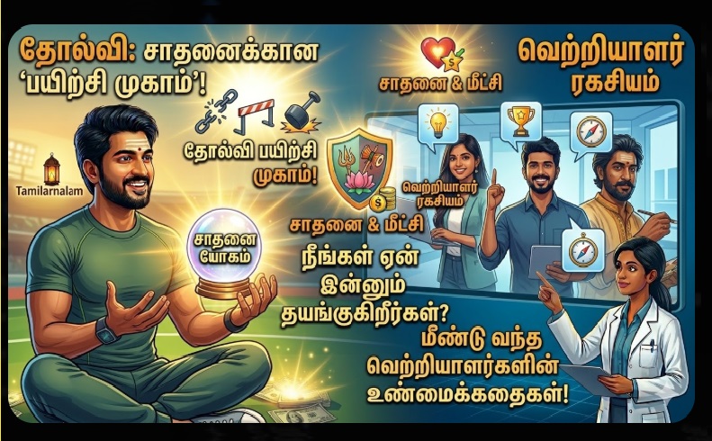 தோல்வியிலிருந்து மீண்டு வந்த சாதனையாளர்களின் வெற்றிக்கதைகள்! - தமிழர்நலம் | Inspiring Real-Life Success Stories of People Who Overcame Failure - TamilarNalam