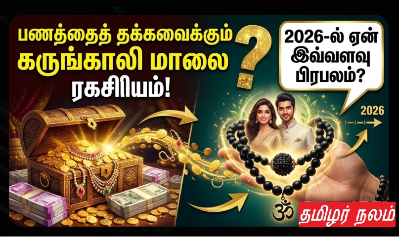 பணத்தைத் தக்கவைக்கும் 'கருங்காலி' மாலை ரகசியம்: 2026-ல் ஏன் இது இவ்வளவு பிரபலம்? | The Secret of Karungali Malai to Retain Wealth: Why is it Trending in 2026?
