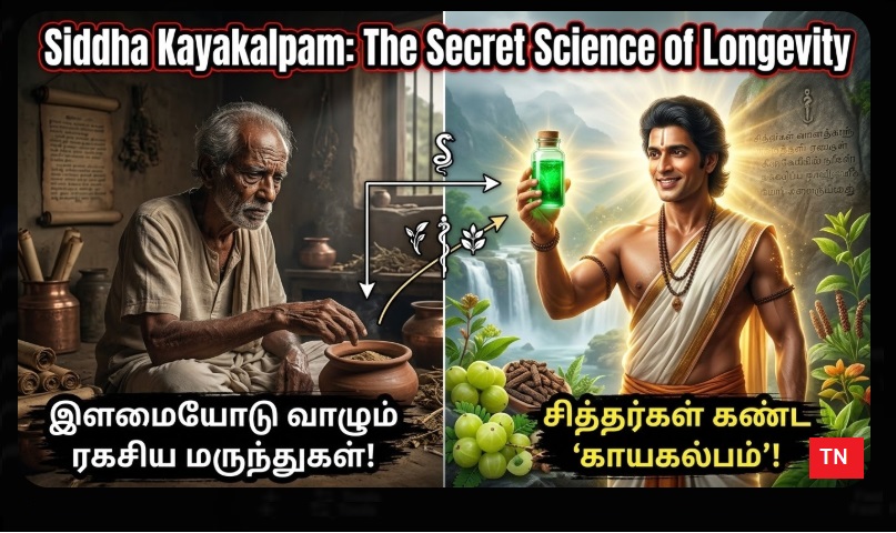 சித்தர்கள் கண்ட 'காயகல்பம்': இளமையோடு வாழும் ரகசிய மருந்துகள்! | Siddha Kayakalpam: The Secret Science of Longevity