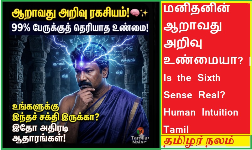 மனிதனின் ஆறாவது அறிவு உண்மையா? - அறிவியலும் ஆன்மீகமும் சொல்லும் மர்மமான உண்மைகள்! 🧠✨🔮 | Is the Human Sixth Sense Real? The Mystery of Intuition Explained by Science and Spirituality