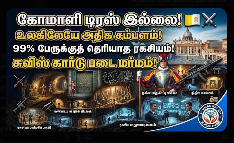 உலகிலேயே அதிக சம்பளம் வாங்கும் 'பாதுகாவலர்'! - வாடிகன் நகரத்தில் இருக்கும் 'சுவிஸ் கார்டு' படையின் மர்மங்கள்! 🇻🇦⚔️💰 | The World's Highest-Paid Guards? Mysteries of the Vatican's Elite Swiss Guard