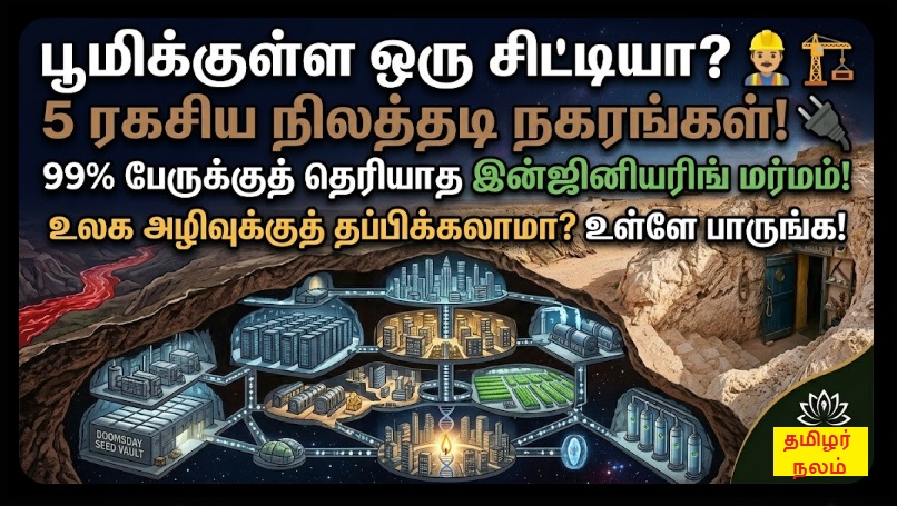 பூமிக்கு அடியில் 5 ரகசிய நகரங்கள்! | 5 Secret Underground Cities Mystery Tamil