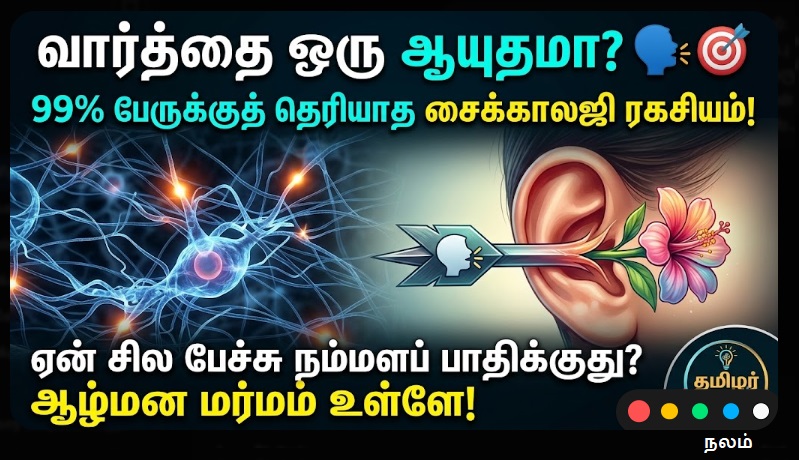 வார்த்தைகளின் சக்தி! ஏன் சில பேச்சுக்கள் நம்மைப் பாதிக்கின்றன? | Power of Words Psychology Tamil