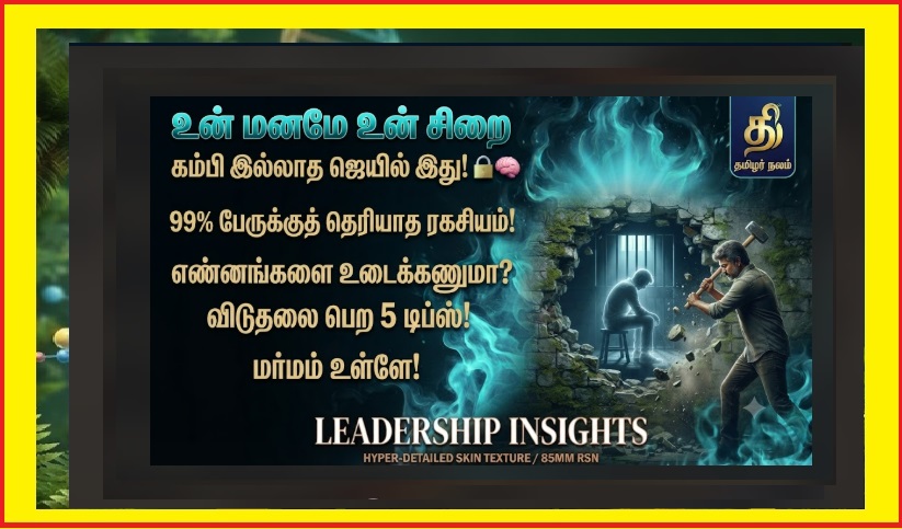 உலகிலேயே கடினமான சிறை - உன் சொந்த மனம்! | Breaking the Mind Prison Tamil 2026 | The Hardest Prison in the World: Your Own Mind! – 6 Walls and 5 Keys to Mental Freedom