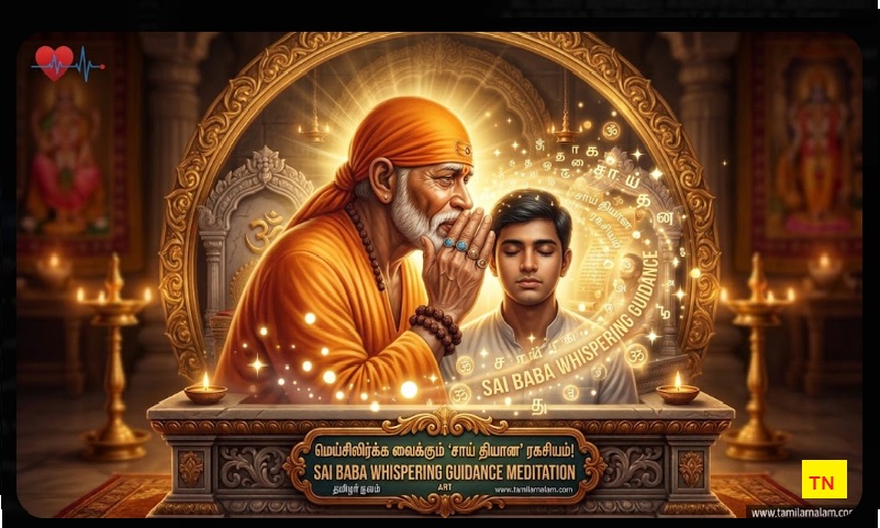 யாருமே அறியாத 'சாய் தியான' நுட்பம்: 5 நிமிடத்தில் பாபாவின் குரலைக் கேட்கும் வழி! | The Secret Technique to Hear Shirdi Sai Baba's Voice: 5-Minute Meditation