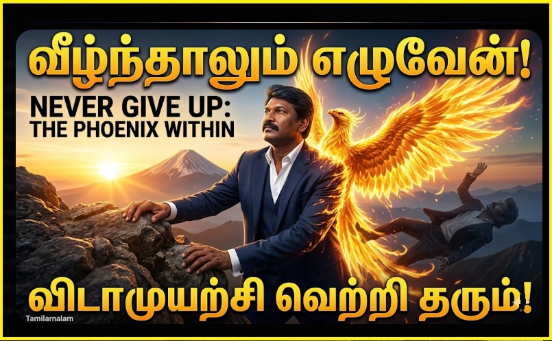🔥 விடாமுயற்சி: வீழ்ந்த போதெல்லாம் மீண்டும் எழுவது எப்படி? (வெற்றிக் கதைகள்) | Perseverance: How to Rise Every Time You Fall? (Success Stories)