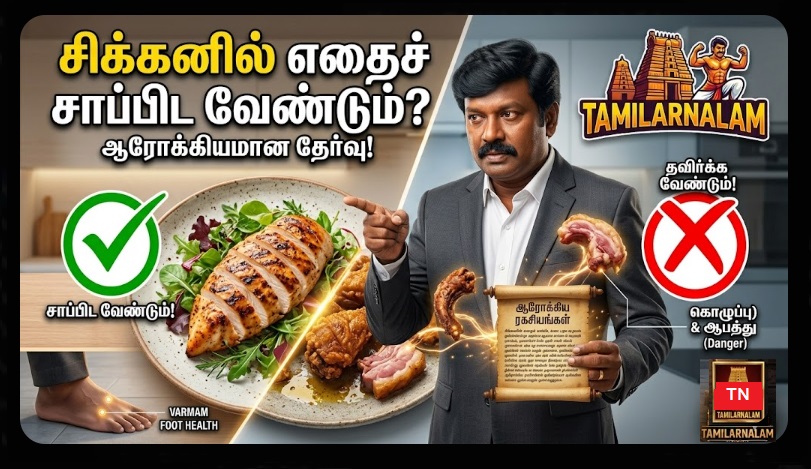 சத்தான மற்றும் பாதுகாப்பான சிக்கன்: எது சரி? எது தவறு? (தவிர்க்க வேண்டிய பகுதிகள்!) | Healthy and Safe Chicken: Do's and Don'ts! (Parts to Avoid)