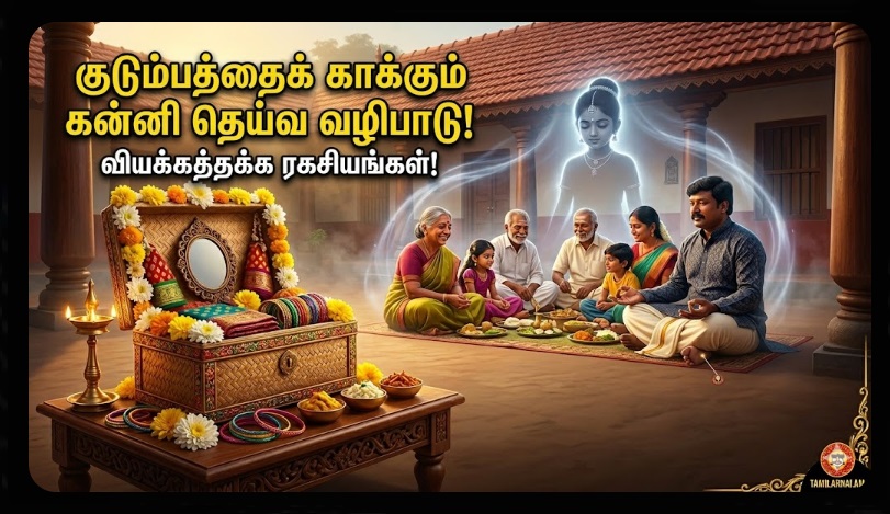 🌸 கன்னி தெய்வ வழிபாடு: குடும்பத்தைக் காக்கும் குலத்தின் தேவதை! (அனைவரும் அறிய வேண்டிய ரகசியங்கள்) | Kanni Deivam Worship: The Guardian Angel of Tamil Families! (Essential Traditions)