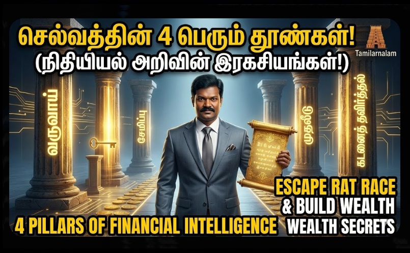 உங்கள் 'பண அறிவு' (Financial IQ) எவ்வளவு? வறுமையின் பிடியில் இருந்து தப்பிக்க உதவும் 4 தூண்கள்! | What is Your Financial IQ? The 4 Pillars to Escape the Trap of Poverty Forever!