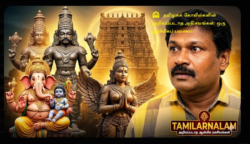 🛕 தமிழகக் கோயில்களின் அறியப்படாத அதிசயங்கள்: நீங்கள் கேள்விப்படாத 10 ஆன்மீக ரகசியங்கள்! (அதிசயப் பயணம்) | Unknown Wonders of Tamil Nadu Temples: 10 Spiritual Secrets You Never Knew!