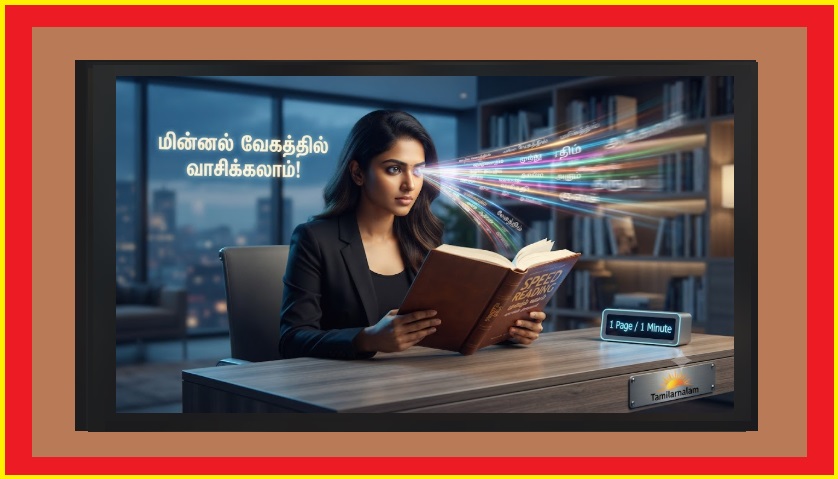 ​வேகமாக வாசிப்பது (Speed Reading) எப்படி? ஒரு நிமிடத்தில் ஒரு பக்கத்தை முடிக்கும் ரகசியம்! | How to Master Speed Reading: The Secret to Finishing a Page in One Minute!