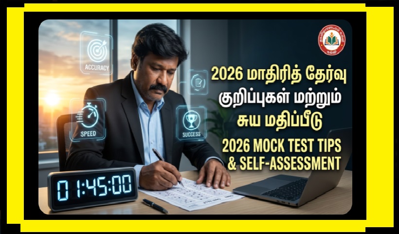 2026-ல் வீட்டில் இருந்தே மாதிரித் தேர்வு (Mock Test) எழுதி உங்களை நீங்களே சோதிப்பது எப்படி? | How to Take Mock Tests at Home in 2026? Self-Assessment Guide!
