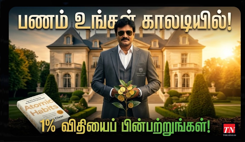 பணம் உங்கள் காலடியில்: 'Atomic Habits' சொல்லும் மில்லியனர் ரகசியங்கள்! 100% வெற்றி நிச்சயம் | தமிழர்நலம் | Money at Your Feet: Millionaire Secrets from 'Atomic Habits' | TamilarNalam