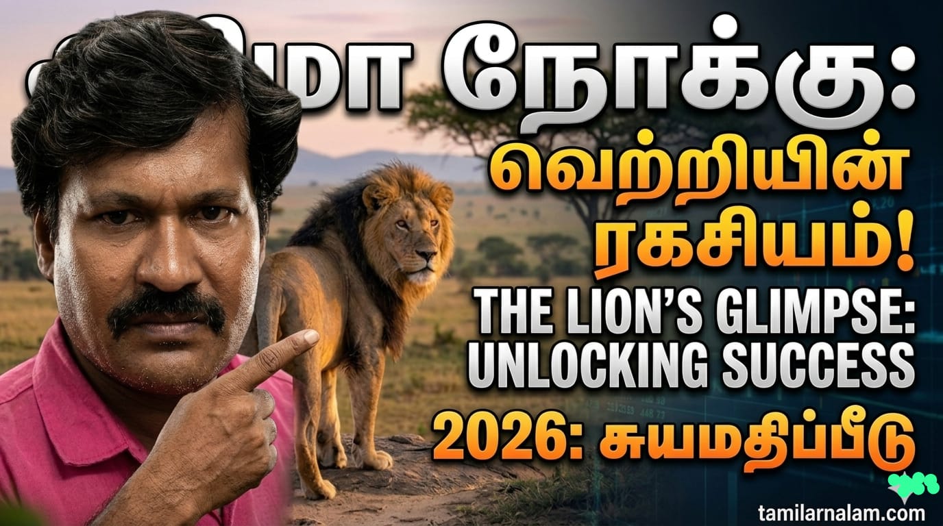 அரிமா நோக்கு: உங்கள் வெற்றியை நீங்களே உறுதி செய்யும் ரகசியம்! | Arima Nokku: The Power of Self-Assessment | Arima Nokku: Why Every Leader Needs a 'Lion’s Glimpse' for Success in 2026!