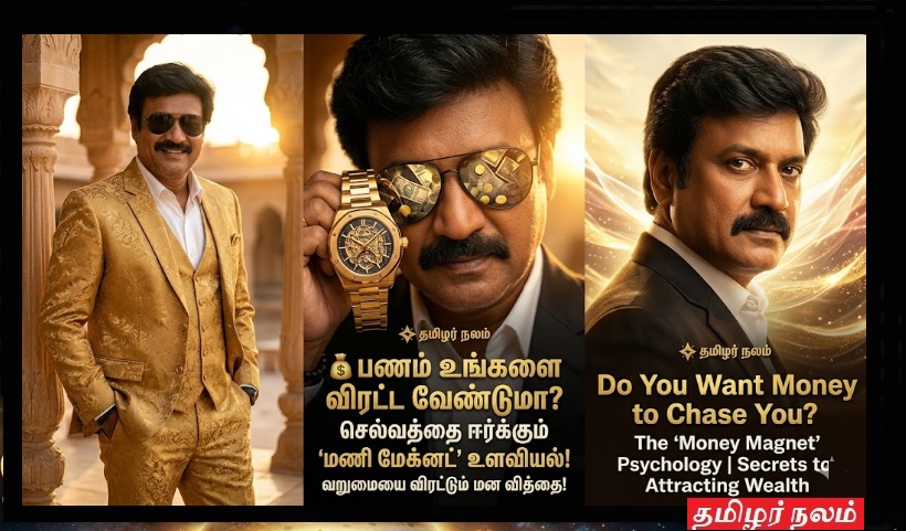 பணம் உங்களை விரட்ட வேண்டுமா? செல்வத்தை ஈர்க்கும் 'மணி மேக்னட்' உளவியல்! வறுமையை விரட்டும் மன வித்தை! | Do You Want Money to Chase You? The 'Money Magnet' Psychology | Secrets to Attracting Wealth