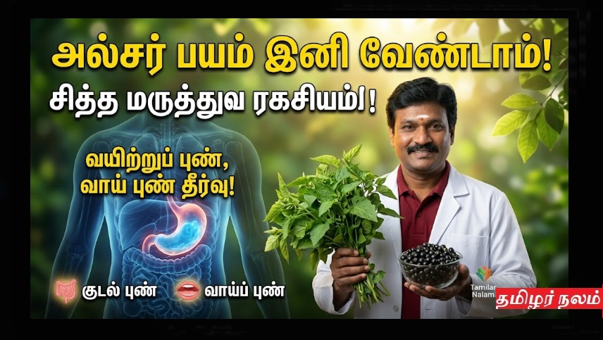 ​அல்சர் அவதிக்கு விடிவு! வயிற்றுப் புண்ணை வேரோடு அறுக்கும் சித்த மருத்துவ ரகசியங்கள் மற்றும் வாழ்வியல் முறைகள்! | Freedom from Ulcer Pain - Simple Siddha Medical Solutions!