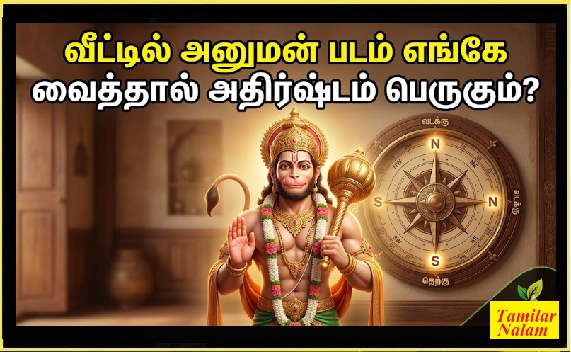 வீட்டில் அனுமன் படம் எங்கே இருக்க வேண்டும்? செல்வத்தையும் தைரியத்தையும் அள்ளித்தரும் வாஸ்து ரகசியங்கள்! | Where to Place Lord Hanuman's Image at Home? Vastu and Spiritual Secrets for Success