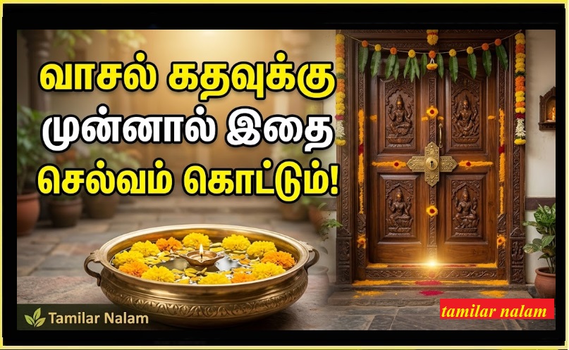 வீட்டின் நுழைவு வாயிலில் இந்த ஒரு பொருளை வைத்தால் தரித்திரம் நீங்கி லட்சுமி கடாட்சம் பெருகும்! | Place This One Thing at Your Main Door to Remove Poverty and Attract Wealth!