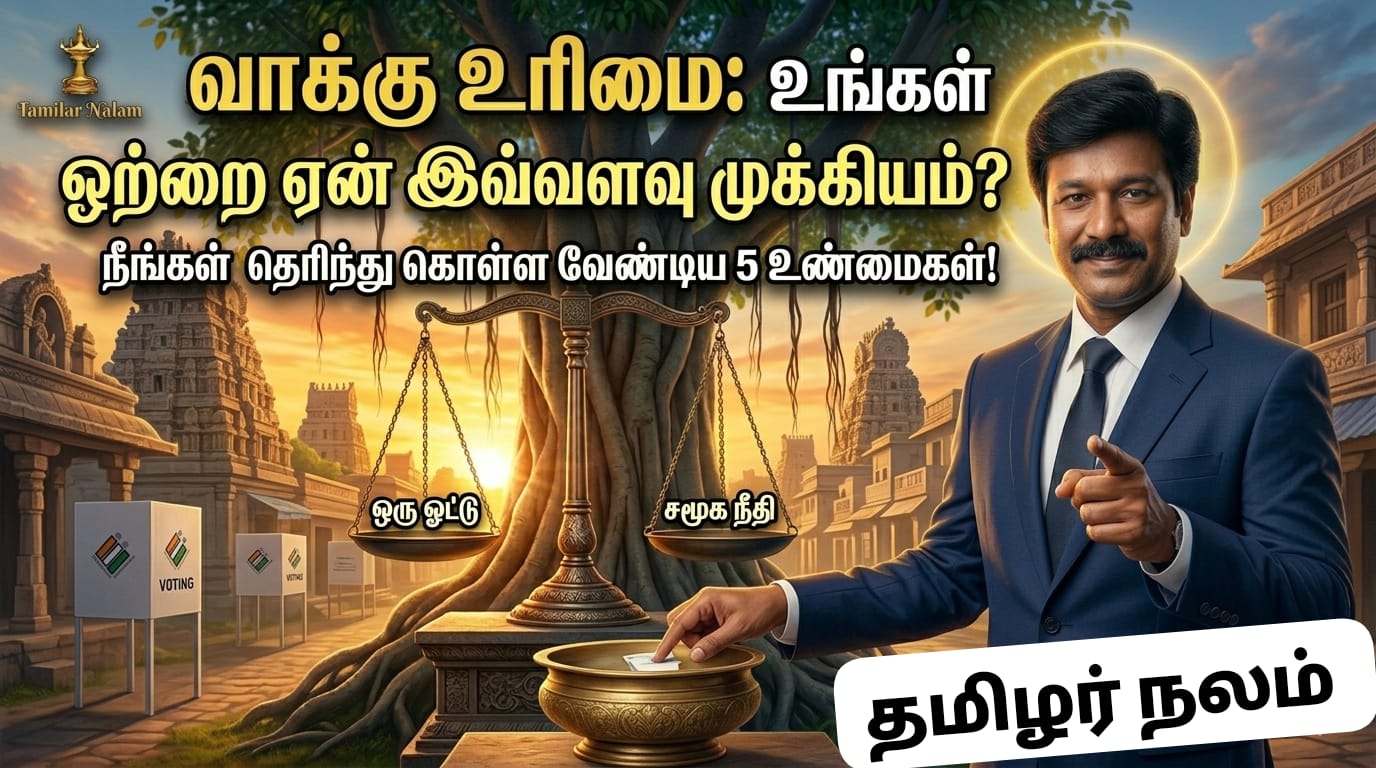 வாக்கு உரிமை: உங்கள் ஒற்றை ஓட்டு ஏன் இவ்வளவு முக்கியம்? நீங்கள் தெரிந்து கொள்ள வேண்டிய 5 உண்மைகள்! | Right to Vote: Why Your Single Vote Matters? 5 Must-Know Facts about Your Voting Power!
