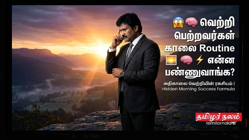 ⚡🌅 “வெற்றி பெற்றவர்கள் காலை routine என்ன பண்ணுவாங்க?” – Hidden Morning Success Formula! | ⚡🌅 “What is the morning routine of successful people?” – Hidden Morning Success Formula!