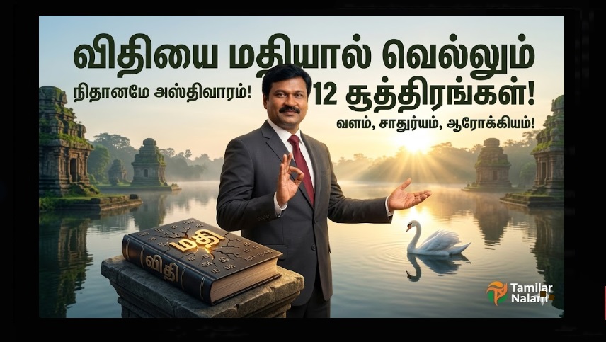 நிதானம் தான் வாழ்க்கையின் அஸ்திவாரம்: விதியை மதியால் வெல்லும் 12 சூத்திரங்கள்! | Calmness is the Foundation of Life: 12 Rules to Conquer Destiny | Tamil Motivation