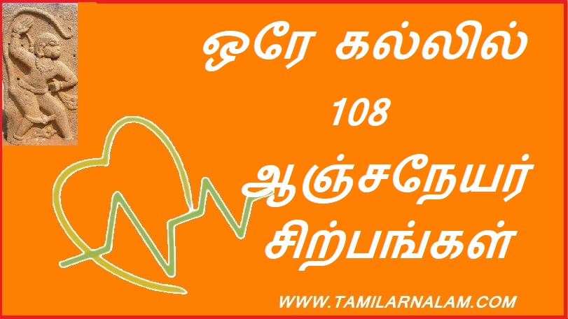 ஒரே கல்லில் 108  ஆஞ்சநேயர்  சிற்பங்கள் | 108 Anjaneya sculptures in one stone