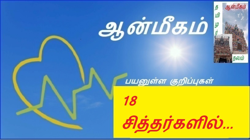 18 சித்தர்களில்... | Among the 18 Siddhas...