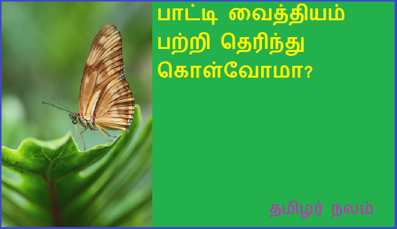 பாட்டி வைத்தியம் பற்றி தெரிந்து கொள்வோமா | Let's know about Patti Remedies