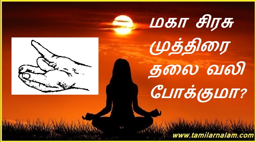 மகா சிரசு முத்திரை தலை வலி போக்குமா? | Maha Sirasu Mudra headache relief?