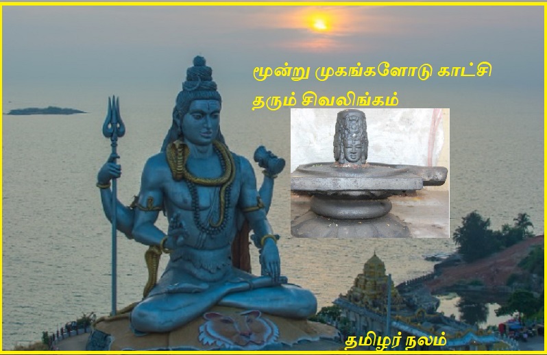 மூன்று முகங்களோடு காட்சி தரும் சிவலிங்கம் | Shiva Lingam with three faces
