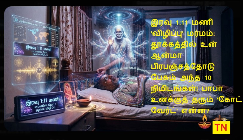 இரவு 1:11 மணி 'விழிப்பு' மர்மம்: ஆன்மா பிரபஞ்சத்தோடு பேசும் ரகசியம்! | The 1:11 AM Awakening Mystery: Spirit's Talk with Universe & Baba's Code