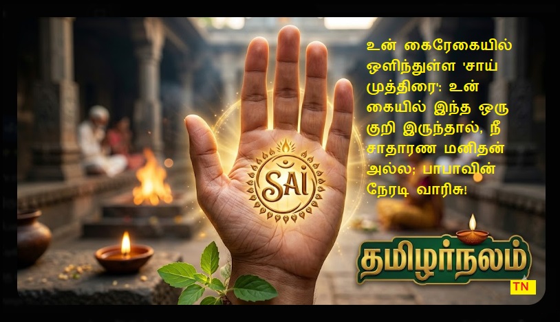 உன் கைரேகையில் 'சாய் முத்திரை': நீ சாதாரண மனிதன் அல்ல; பாபாவின் வாரிசு! | The Secret Sai Mark on Your Palm: Signs of Baba's Chosen Souls