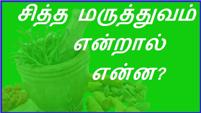 சித்த மருத்துவம் என்றால் என்ன? | What is Siddha Medicine?