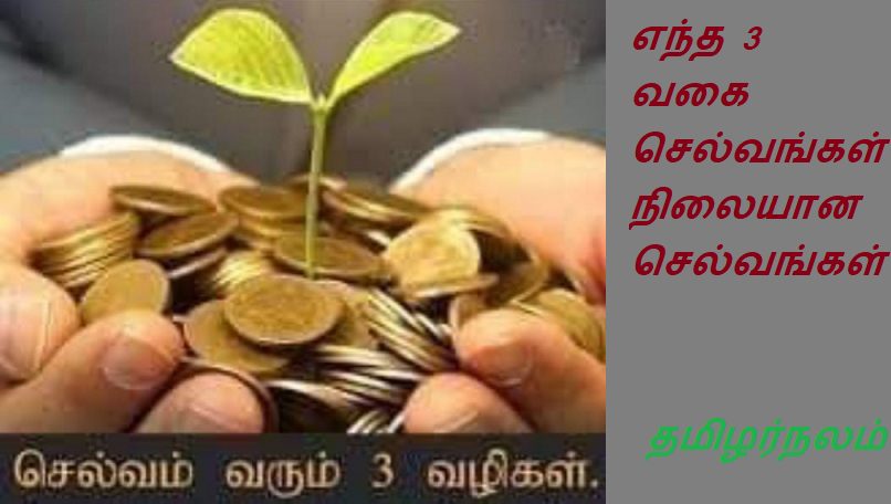 எந்த‌ 3 வகை செல்வங்கள் நிலையான செல்வங்கள் | Which 3 types of wealth are fixed wealth