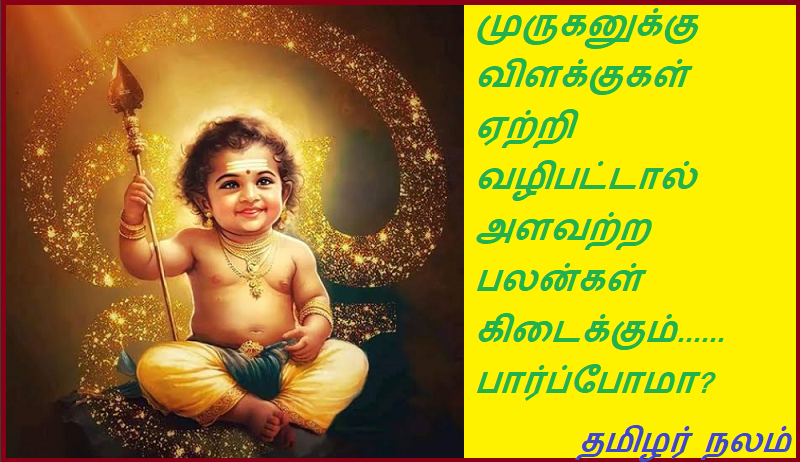 முருகனுக்கு விளக்குகள் ஏற்றி வழிபட்டால் அளவற்ற பலன்கள் கிடைக்கும்...... பார்ப்போமா | Worshiping Murugan by lighting lamps will yield immeasurable benefits Let's see
