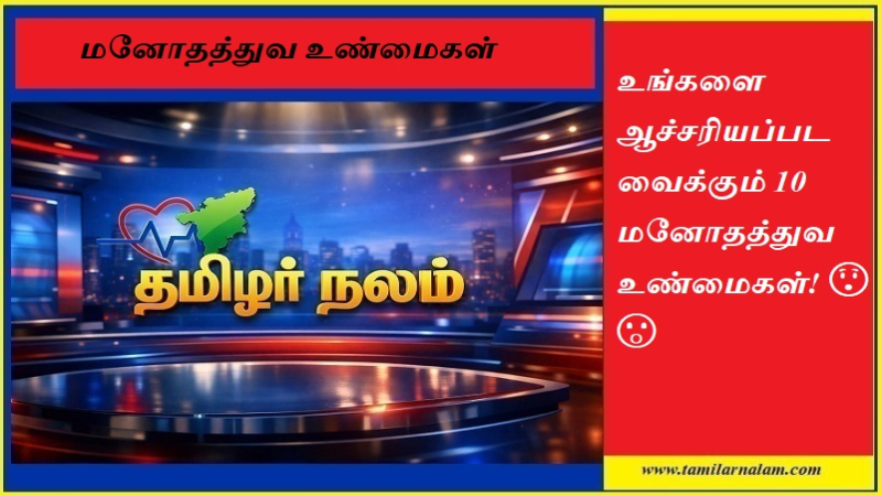 நம்மை ஆச்சரியப்பட வைக்கும் 10 மனோதத்துவ உண்மைகள்! | தமிழர் நலம்