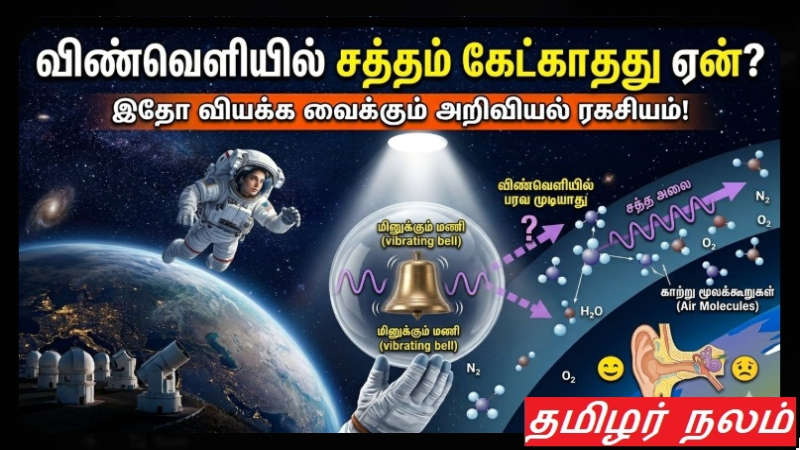 விண்வெளியில் சத்தம் கேட்காதது ஏன்? இதோ வியக்க வைக்கும் அறிவியல் ரகசியம்!