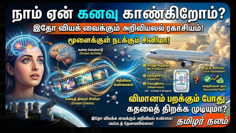 மனிதர்கள் ஏன் கனவு காண்கிறார்கள்? இதோ வியக்க வைக்கும் அறிவியல் ரகசியம்!