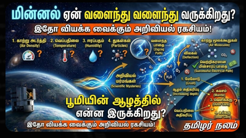 மின்னல் ஏன் ஜிிக் ஜாக் வடிவில் இருக்கிறது? இதோ வியக்க வைக்கும் அறிவியல் ரகசியம்!