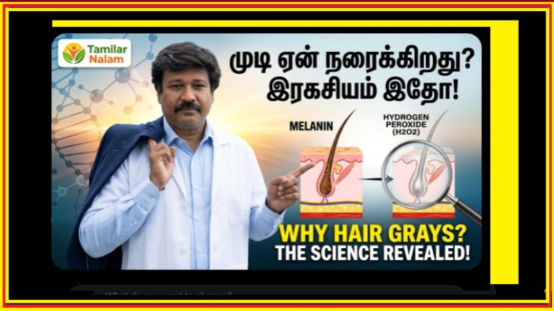​ஏன் நமது தலைமுடி நரைக்கிறது? இதோ வியக்க வைக்கும் அறிவியல் ரகசியம்! இளநரையின் பின்னணி!