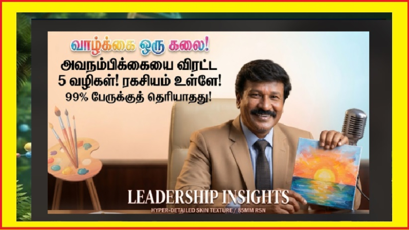 வாழ்க்கை ஒரு கலை, அறிவியல் அல்ல! | Overcoming Self-Doubt Tamil 2026 | Life is an Art, Not a Science! | 5 Ways to Kill Self-Doubt 2026