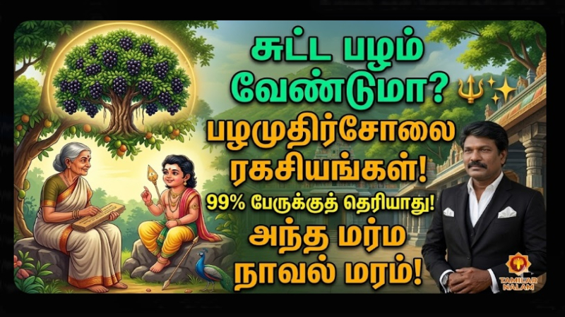 ஒளவையாருக்கே சவால் விட்ட முருகன்! 🔱✨ பழமுதிர்சோலை கோயிலின் 10 அதிரடி ரகசியங்கள்: 99% பேருக்குத் தெரியாத 'மர்ம' நாவல் மரம்! ✨ சுட்ட பழம் ரகசியம்! 🙏 தமிழர் நலம்!