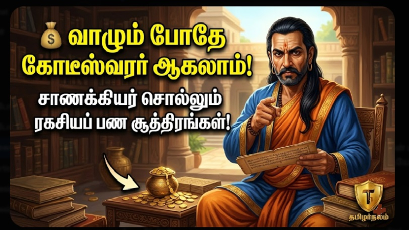 💰 வாழும் போதே கோடீஸ்வரர் ஆகலாம்! சாணக்கியர் சொல்லும் ரகசியப் பண சூத்திரங்கள்!