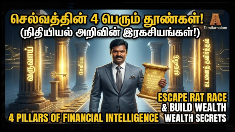 உங்கள் 'பண அறிவு' (Financial IQ) எவ்வளவு? வறுமையின் பிடியில் இருந்து தப்பிக்க உதவும் 4 தூண்கள்! | What is Your Financial IQ? The 4 Pillars to Escape the Trap of Poverty Forever!