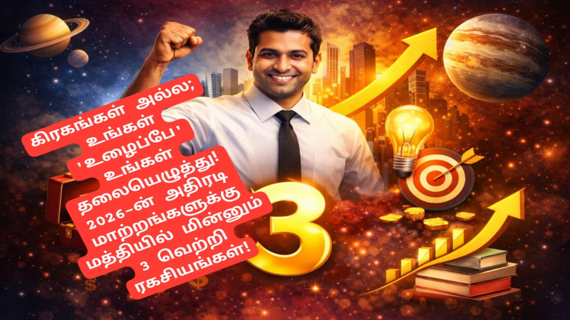 Title: ராசி அல்ல, முயற்சிதான் வாழ்க்கை! 2026-ன் கிரகப் பெயர்ச்சிகளை விஞ்சும் 3 'வெற்றி' ரகசியங்கள்! - தமிழர் நலம்