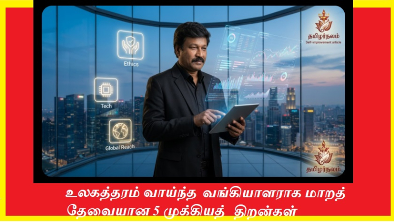 ​2026-ல் உலகத்தரம் வாய்ந்த வங்கியாளராக மாறுவது எப்படி? 5 முக்கியத் திறன்கள்!